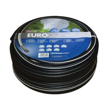 Шланг садовый Tecnotubi Euro Guip Black для полива Ø 1"- 50м