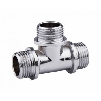 SD FORTE Тройник хром 1/2"Нх1/2"Нх1/2"Н SF367H15