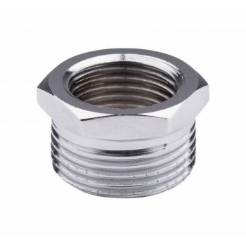 SD FORTE Футорка хром 3/4"Н х 1/2"В SF374H2015