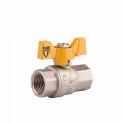 Кран шаровой SD Forte 1" ВР для газа (бабочка)